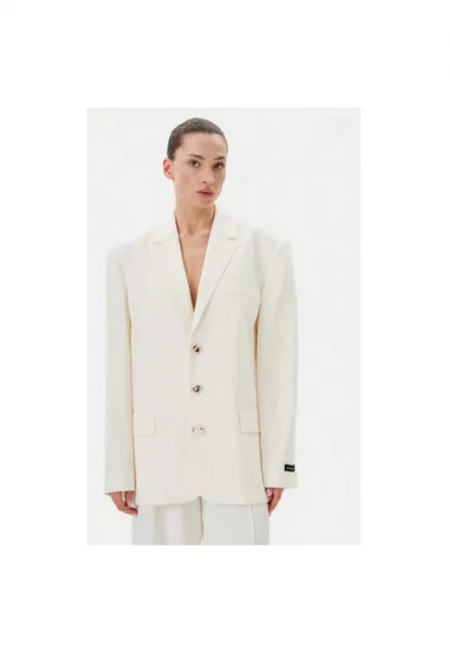 Дамско яке  5508519(G) - Рециклиран полиестер - Бяло