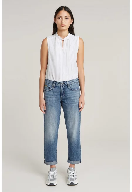 Дънки Boyfriend тип Kate - Син