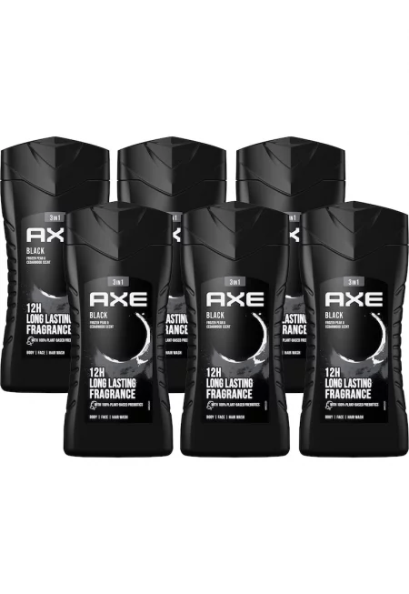 Душ гел  Black - 6x250 мл