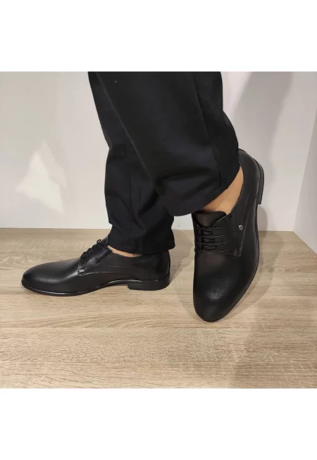 Елегантни мъжки обувки  231562Cr Black - черни