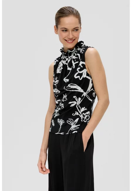 Флорален топ по тялото