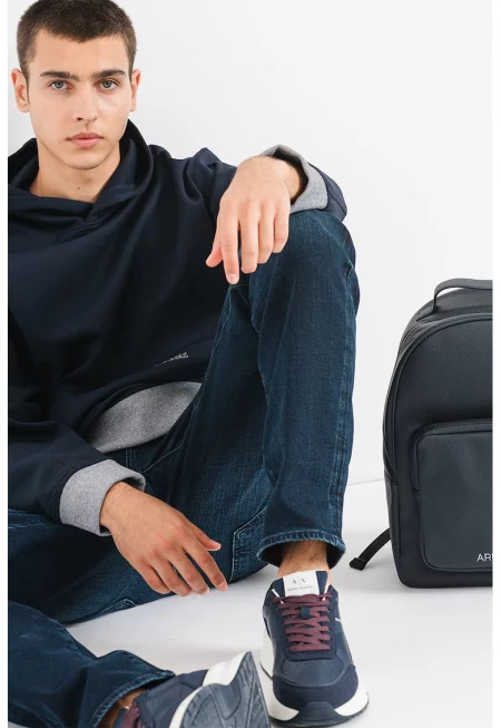 Голямо худи с джоб кенгуру - Ултрамарин синьо