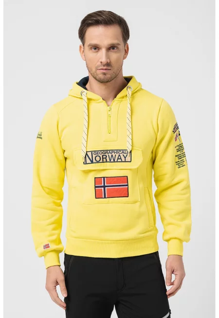 Худи Gymclass с връзка и бродирано лого