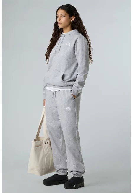 Худи с лого и джоб кенгуру - Сив меланж