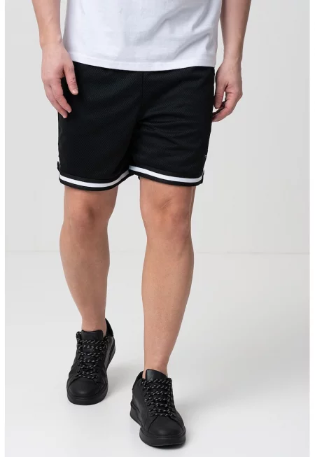 Къс панталон Karl с връзка - Черен