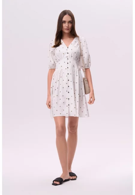 Къса шпиц рокля