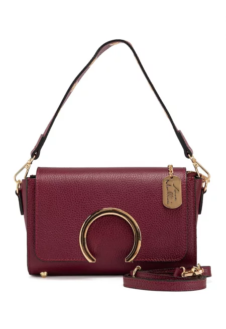 Кожена чанта Giada - Бордо