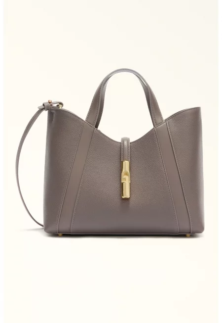 Кожена чанта за рамо с релеф