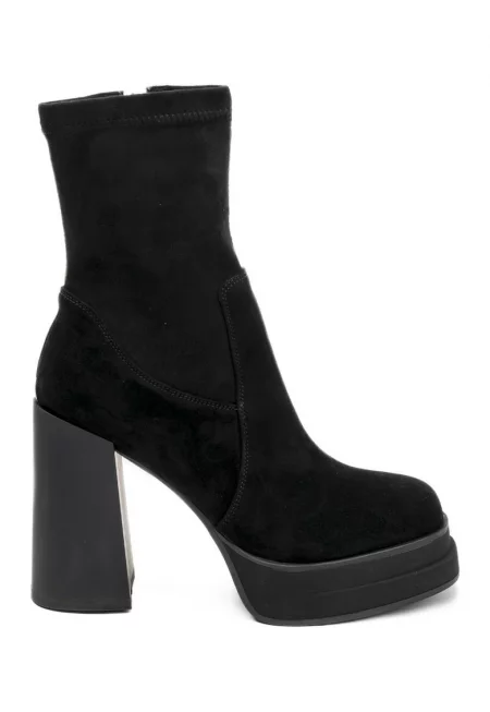 Leta Platform Ankle Boots With Chunky Heel