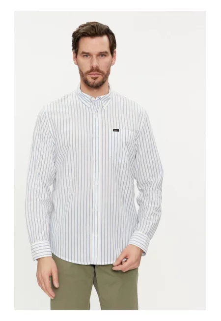 Мъжка риза -  595357 - Бяла - Памук