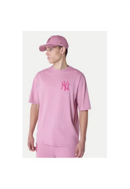 Мъжка тениска  60596181 - памук - M INTL - розов