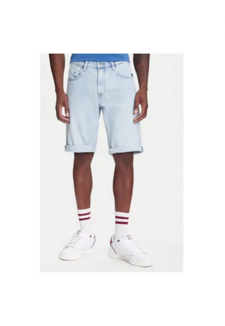 Мъжки дънкови шорти G Star Raw - D24430-D549 - памук/еластан - син - Син