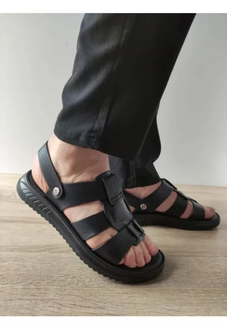 Мъжки ежедневни сандали  232007 Черни - Черни -