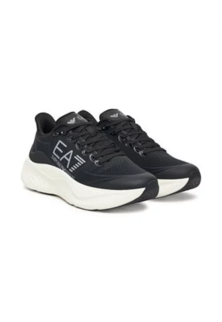 Мъжки кецове - Emporio Armani  текстил - черен