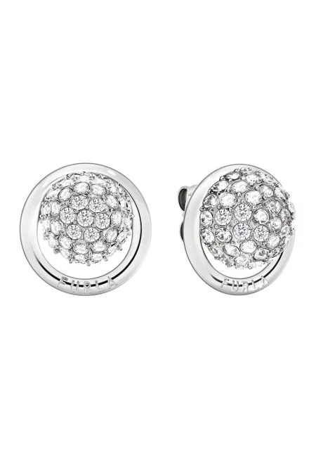 Обеци от неръждаема стомана с кристали