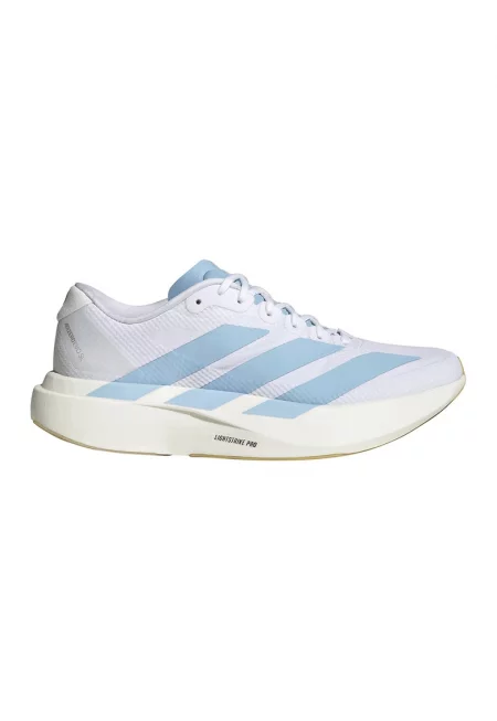 Обувки Adizero Evo за бягане с лого - Ледено синьо