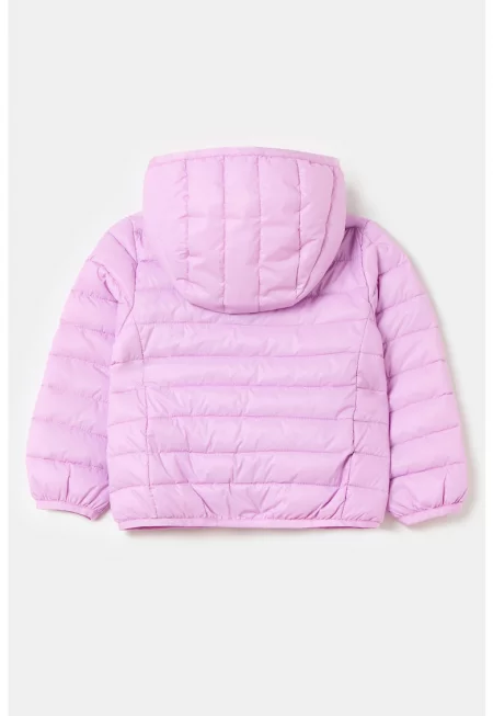 Олекотено зимно яке с качулка