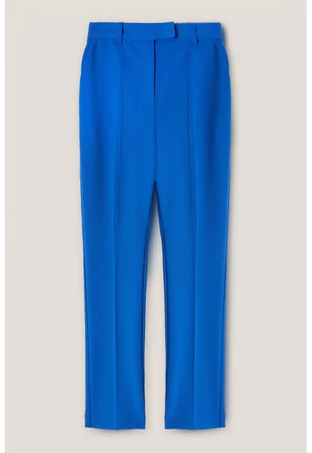 Панталон с ръб и джобове встрани - Кралско Синьо