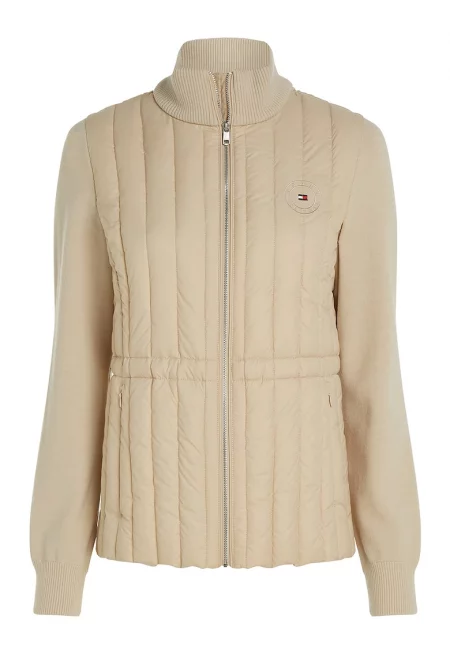 Подплатено яке с джобове с цип