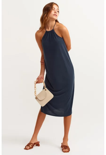 Права рокля - Тъмносин