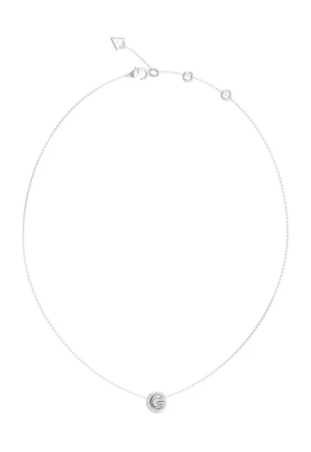 Регулируемо колие с лого - Сребрист