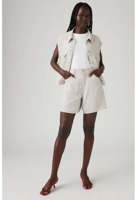 Шорти с висока талия и джобове