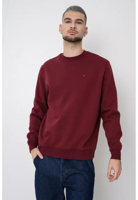 Суитшърт с овално деколте и лого