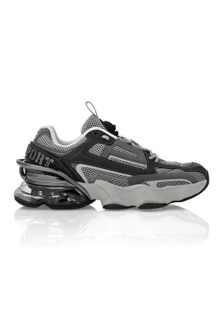 Текстилни спортни обувки Thunder Mix - Светло сив/Tъмносив