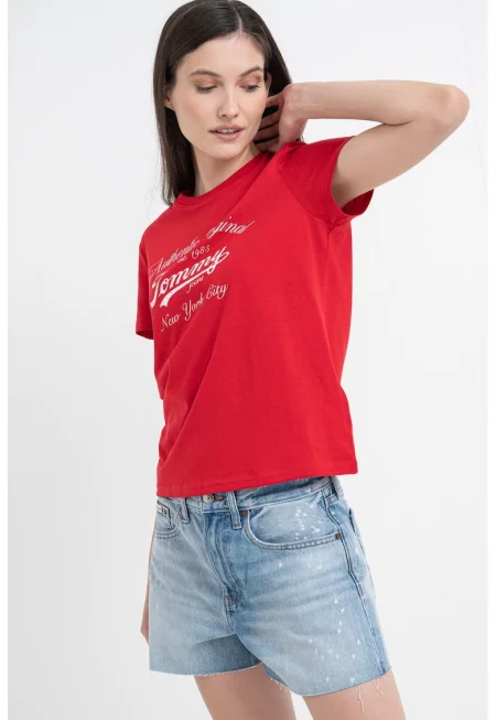 Тениска с надпис