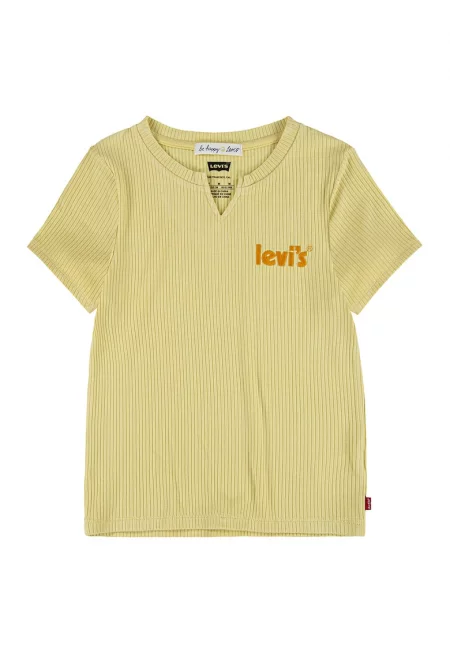 Тениска с овално деколте и рипс