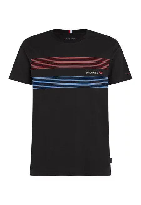 Тениска с овално деколте и щампа