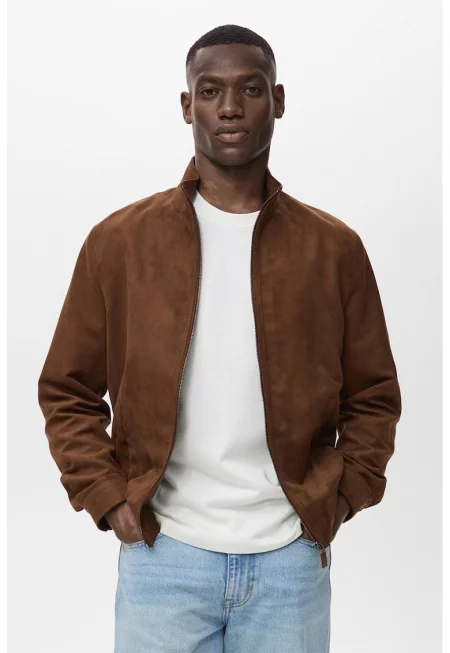 Яке от еко велур с цип