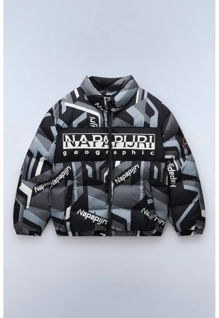 Яке с цип и графична шарка