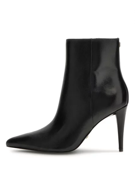 Заострени кожени боти Slinks - Черен