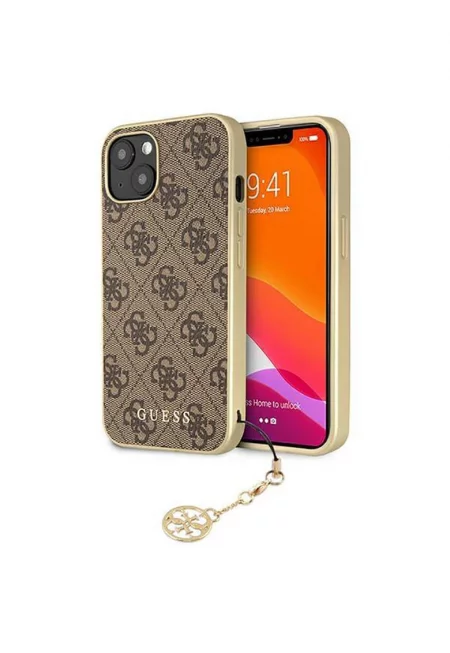 Защитен калъф  4G Charms за iPhone 13 - Кафяв