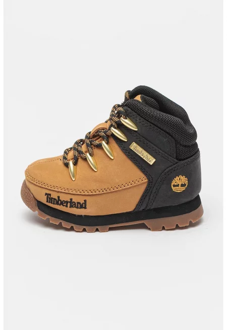 Боти от набук - Златист/Черен/Карамел