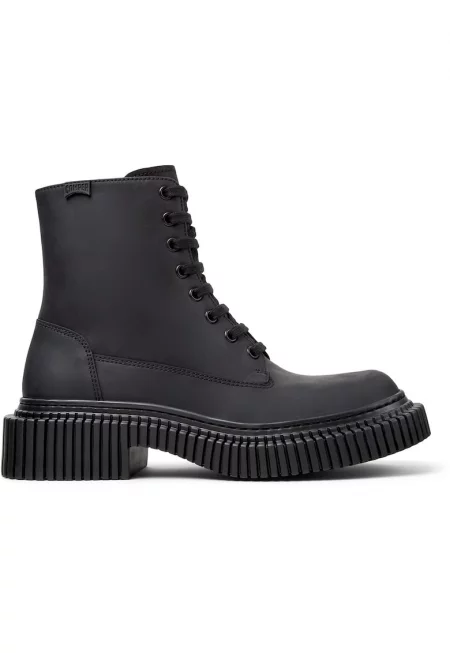 Боти Pix Berlin от набук - Черен