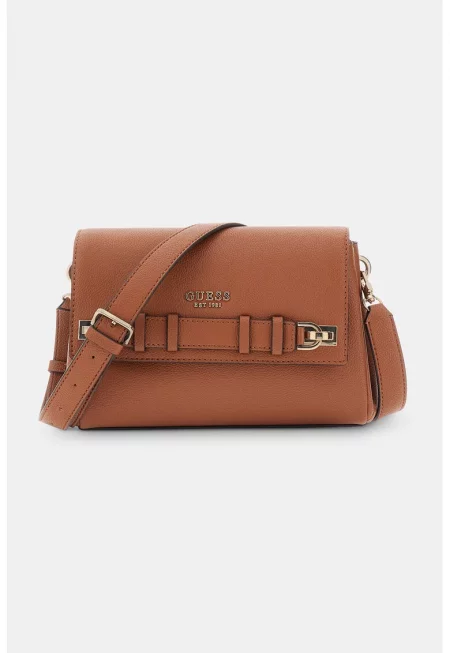 Чанта през рамо от еко кожа - Изгорен портокал