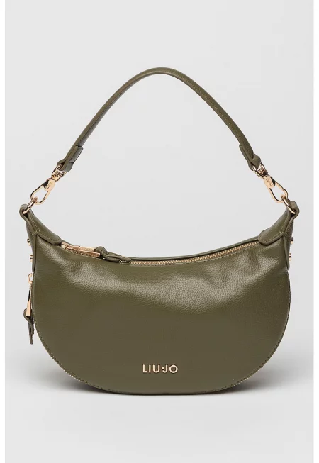 Чанта за рамо Kaliska от еко кожа - Маслинено зелено