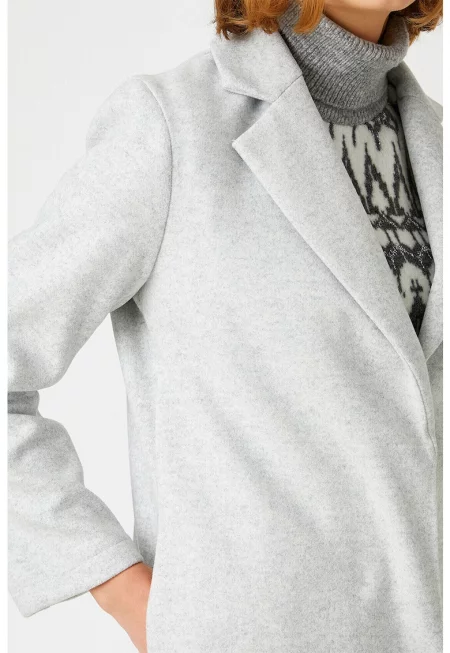 Дълго палто с двойни ревери