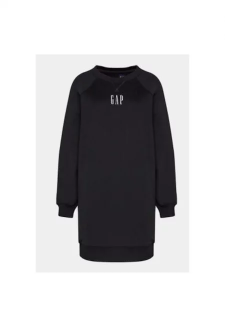 Дамска рокля -  303615987 - Памук/Полиестер - Черна