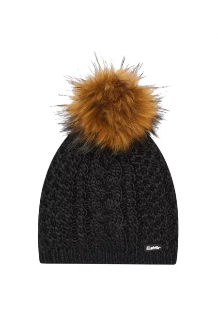 Дамска шапка - Eisbar Afra Lux E80111-009 - Черна - Един размер