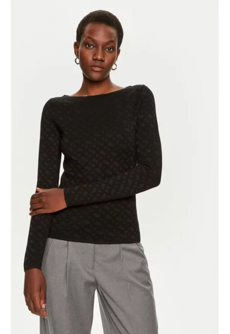 Дамски пуловер -  304313356 - Вискоза/Полиамид - Сив