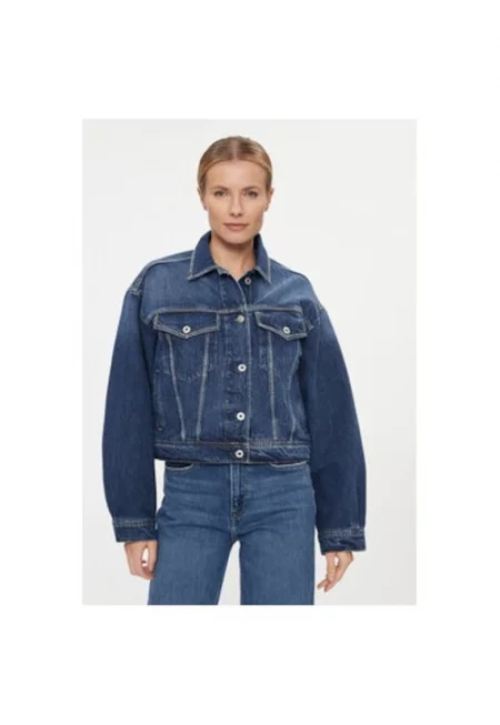 Дамско яке -  303438463 - Памук - Син - Син