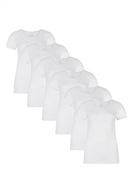 Домашна тениска Kate - 6 броя - Бял