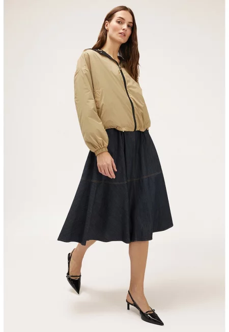 Двулицево яке с качулка