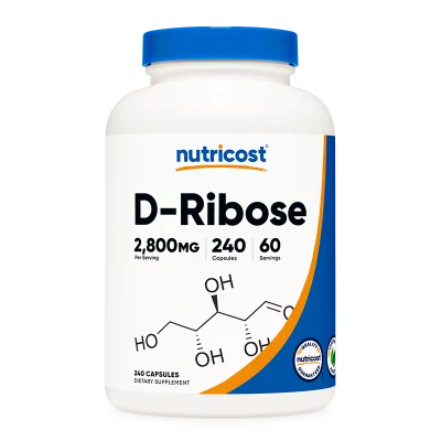 Енергия и издръжливост - Д-Рибоза, 2800 mg/240 капсули D-Ribose