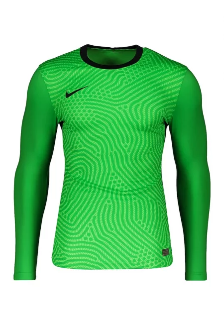 Футболна слим блуза Dri-FIT с шарка - Светлозелен