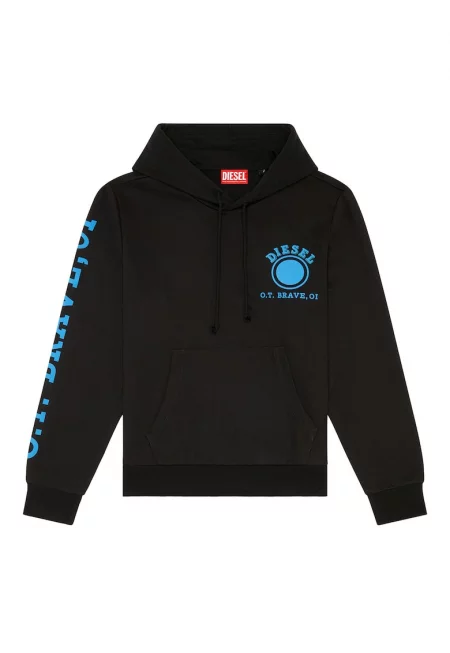 Худи Ginn с джоб кенгуру - Черен