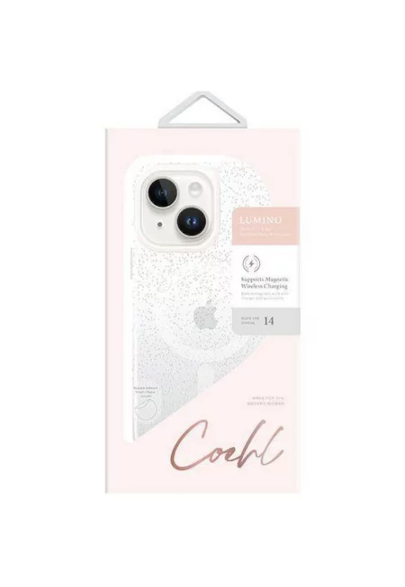 Калъф Coehl Lumino - За iPhone 14 - Sparkling Silver